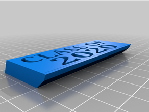 classof2020faceplate remix 3d print model - Mito3D