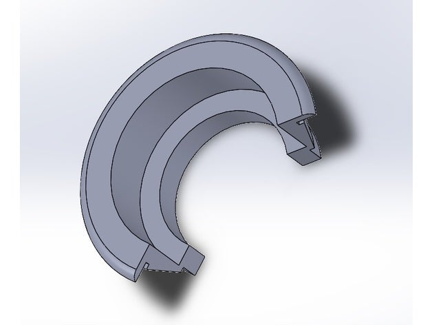 soutien cache radiateur 3D print model - Mito3D