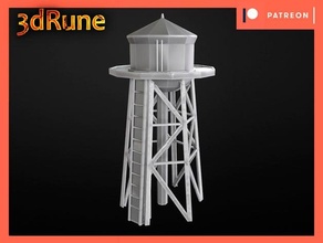 water tower 3d print model - Mito3D