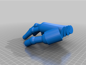 model human hand intended aid ergonomic designs 3d print model - Mito3D