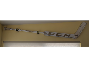 hockey bastone parete montare + scatto copertina guaina 3d print model - Mito3D
