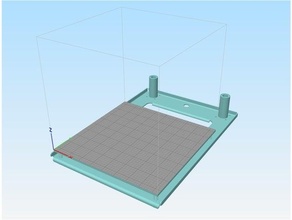tronxy d01 bed model 3d print model - Mito3D