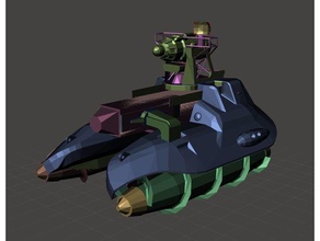 fallout chimera screw tank battle 3 3d print model - Mito3D