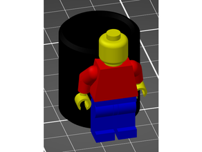 multi cor Lego mini FIG lenço pescoço deslizar escoteiros escuteiro woggle Garoto Escoteiros filhote escória 3d print model - Mito3D
