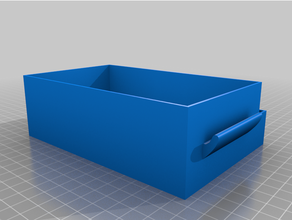 ender 3 pro gauche gros tiroir v2 poubelle créalité double 3d print model - Mito3D