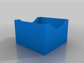 dominio carta gioco scatola base intrigo tavolo giochi organizzatore 3d print model - Mito3D
