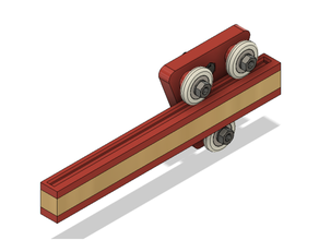 ouvert tiroir guidé rail faire glisser chariot tiroirs doublure 3d print model - Mito3D