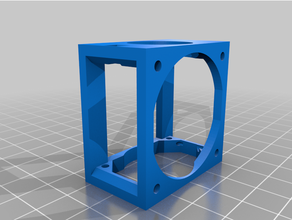 flsun q5 hotend fan support structure delta printer 3d print model - Mito3D