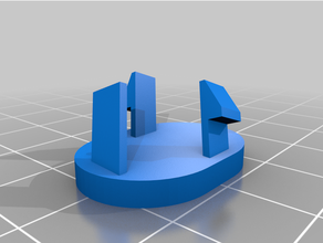 renault megane ii barandilla clips 3d print model - Mito3D