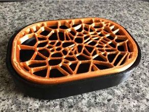 Voronoi sabun tabak 3d banyo Aksesuarlar Kulp destek mutfak lavabo porte Savon pudra oda duş 3d print model - Mito3D