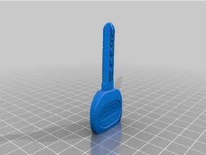 chiave serratura scanner 3d print model - Mito3D