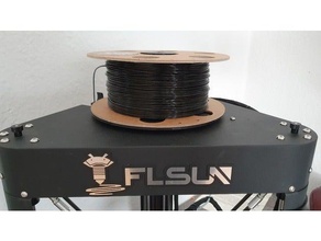flsun horizontal filament spool holder qq qq-s flsun-qq halter rollen rollenhalter 3d print model - Mito3D