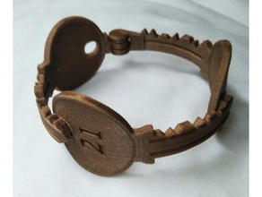 incernierato chiave braccialetto 3d print model - Mito3D