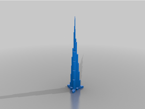 burj khalifa 3d print model - Mito3D