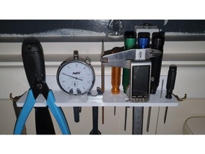 tool holder cr-10 v2 vernier dial gauge 3d print model - Mito3D