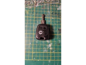 batman car key button replacement peugeot citroen etc logo parts remote repair 3d print model - Mito3D