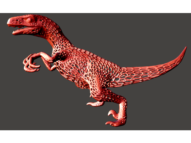 voronoiraptor interruptor 2files 3dprintable 3dprinter 3dprinting 3d Voronoi aaa abs amador rádio aur banheiro bípede quebrado vela carro carros contras conservador construção contínuo fofa 3D print model - Mito3D