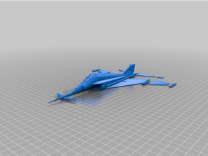 angel interceptor - captain scarlet brenner version 3d print model - Mito3D