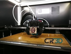 cr-3d cooling fan bondtech bmg-x2 extruder duct 3d print model - Mito3D