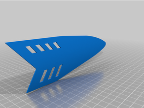 ritewing sportster fins 3d print model - Mito3D