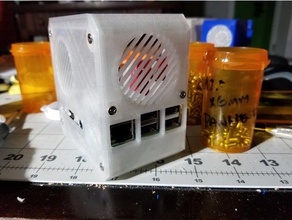 pi 3b+ mini bureau Cas gaine pièces 3d print model - Mito3D