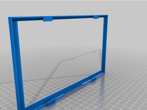 marco pantalla 9 pulgadas aliexpress inch lcd frame 3d print model - Mito3D
