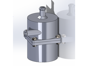 water pump - 36mm motor 3d print model - Mito3D