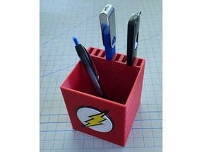usb pencil holder flash cup 3d print model - Mito3D