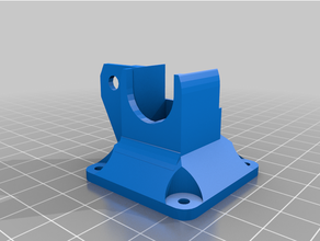 lulzbot mini 40mm ventilateur envelopper améliorer séparateur hexagone chaud 3d print model - Mito3D