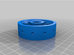 parametric jang seeder wheel 3d print model - Mito3D