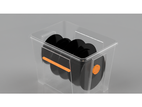 spool dry box ikea samla 22l drybox dryer 3d print model - Mito3D