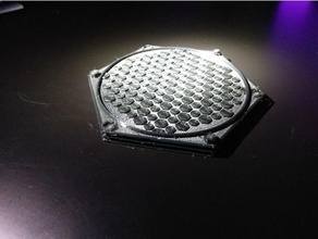 hexagone modèle empilable Coaster rayon miel élégant 3d print model - Mito3D