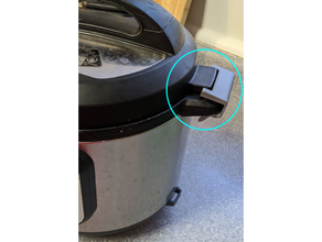instant pot handle lock clip instantpot lid 3d print model - Mito3D