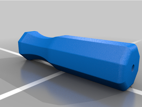 standard foosball handle ball foos 3d print model - Mito3D