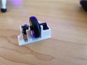 mouse wheel supports 3d print model - Mito3D