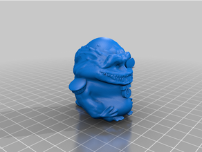 creature abbuffata scritto orrore film 3d print model - Mito3D