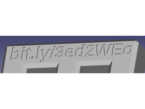 biseauté gordien nœud embarqué Solution vidéo URL triche impossible puzzle 3d print model - Mito3D