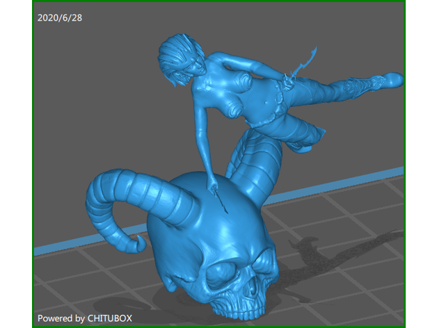 Hexe Schädel Springer 3D print model - Mito3D