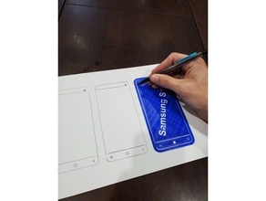 app stencil samsung s10 3d printing development 3d print model - Mito3D