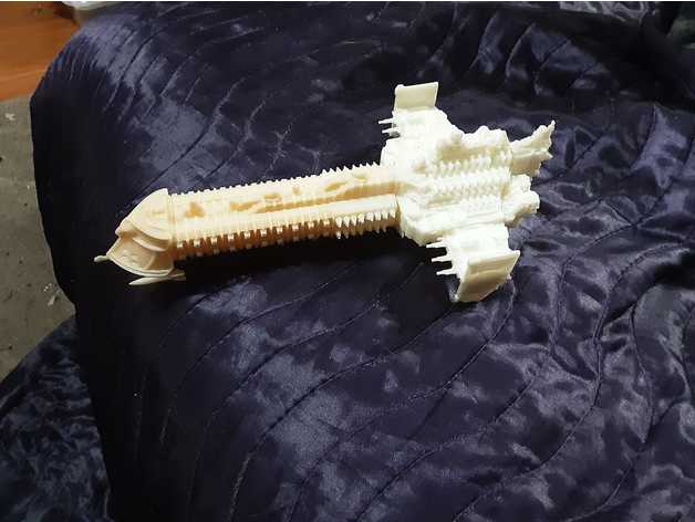 gloriana class split bfg warhammer 40k 3D print model - Mito3D