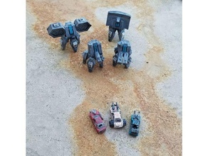 vn drones ortus novae 6mm battletech epic40k epic scale robot sentry strategy tabletop gaming turret wargaming 3d print model - Mito3D
