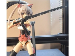 samurai saber frame arms girl compatible framearms framearmsgirl kotobukiya 3d print model - Mito3D