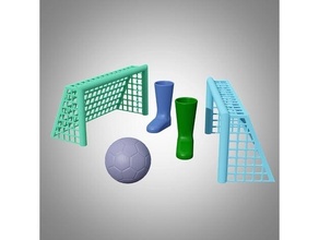 finger football play game 3d print model - Mito3D