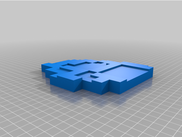 Minecraft diamante 3D print model - Mito3D