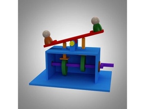 seesaw automata 3d print model - Mito3D