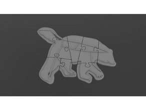 gros ours constellation puzzle 3d print model - Mito3D