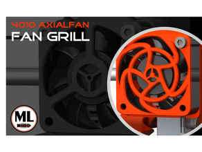 4010 axialfan fan grill collection 40mm cooling cover grille guard noctua protection 3d print model - Mito3D