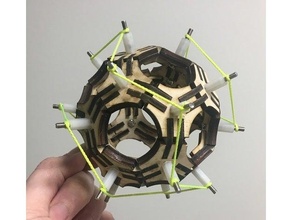 roman dodecahedron platonic solid 3d print model - Mito3D
