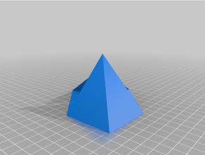 pyramides abstrait bâtiment sculpture 3d print model - Mito3D