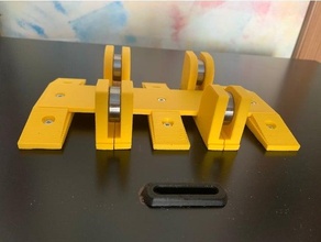adjustable spool holder lack table 3d print model - Mito3D
